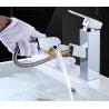 Buy cheap Single Hole Electroplate Washbasin Pull Out Sink Faucet from wholesalers