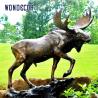 Buy cheap Cast Moose Custom Bronze Sculpture Metal Animal Handicrafts from wholesalers