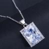 Buy cheap White Gold Color Luxury Bridal CZ Crystal Necklace and Earring Sets Big Wedding Jewelry Sets For Brides from wholesalers