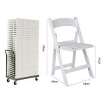 Garden Chair for Wedding Banquet Party Hotel White Resin Plastic Wimbledon