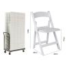 Buy cheap Garden Chair for Wedding Banquet Party Hotel White Resin Plastic Wimbledon Folding from wholesalers