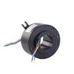 Through Hole Slip Ring Hollow Shaft 80mm Hole Dia Precious Metal Contact