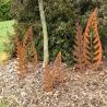 Buy cheap Rusty Steel OEM Outdoor Metal Tree Sculpture / Statue Welded In Wooden Crate from wholesalers