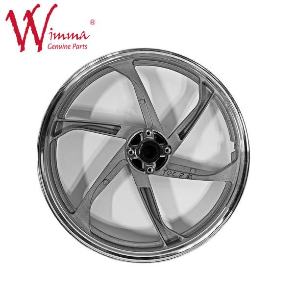 Buy cheap Aluminum Alloy Bajaj Three Wheeler Parts / 6 Holes Motorcycle Spoke Rim from wholesalers