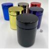 Buy cheap Collar Material Sport Nutrition Supplement Private Label Empty Food Grade Black Protein Powder Bottle with Customized Colors from wholesalers