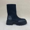Buy cheap Heightening Black Lycra Ankle Boots Indoor Outdoor Ladies Black Ankle Boots from wholesalers