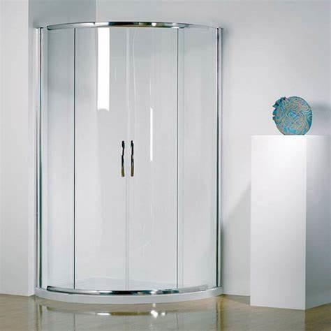 Chrome Plated Bathroom Sliding Barn Door Safety Tempered Glass Shower Room