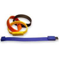 Buy cheap Colorful Wristband PVC USB flash Drive Silicon Bracelet USB stick 8Gb product