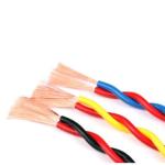 PVC Jacket Fireproof 300/500V 20AWG 18AWG 17AWG 16AWG 15AWG 2 Core Twisted Pair