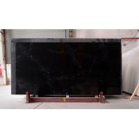 Buy cheap Black Color Calacatta Quartz Surfaces Kitchen Top 8mm 10mm 15mm 20mm Thickness product
