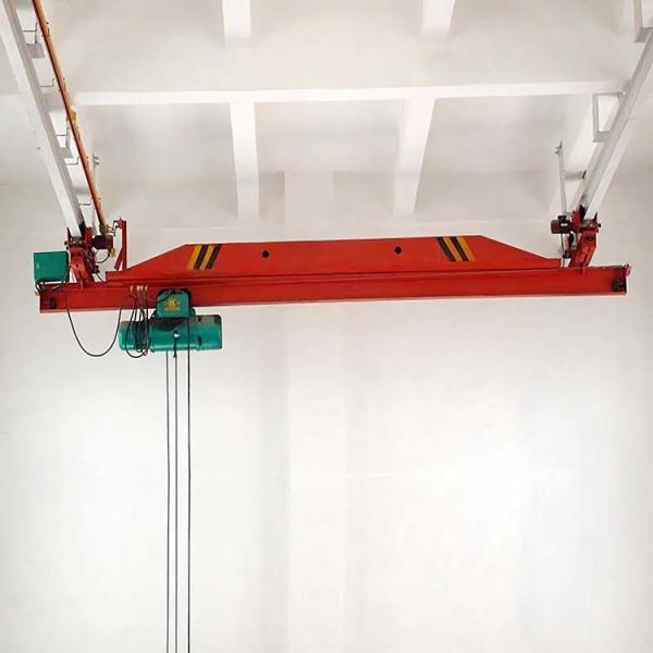 Buy cheap 10 Ton Single Girder Suspension Bridge Crane With CD MD Electric Wire Rope Hoist from wholesalers