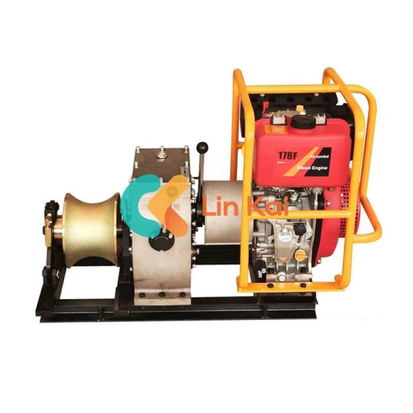 Buy cheap Rotational Speed Diesel Cable Drum Winch Machine With Detachable Drum from wholesalers
