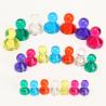 Buy cheap Clear neodymium magnetic push pin small fridge magnets for sale from wholesalers