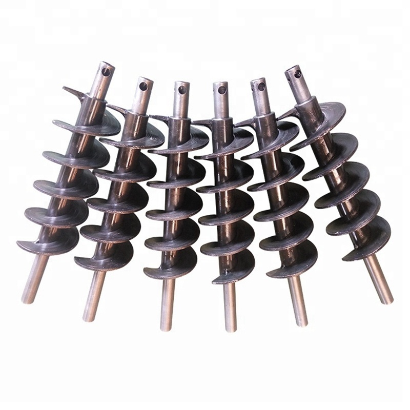 High Quality OEM Custom Stainless Steel Pellet Stove Auger Screw Manufacturer