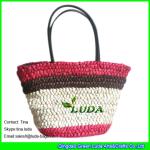 LUDA wholesale straw handbags large cornhusk women straw bags