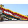 Buy cheap Combo Size PVC Blow Up Single Lane Water Slide Colorful Tube Handrails from wholesalers