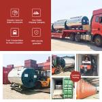 Horizontal Low Pressure Fire Tube Three Pass 2 Ton Diesel Oil Fired Steam Boiler
