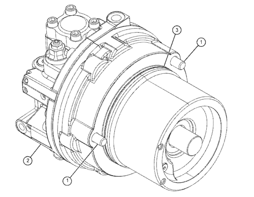 5192478 MOTOR & MTG GP-TRAVEL Parts scheme