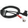 Buy cheap Red Scarlet Epic Camera Power Coiled Twist Cable 6 Pin Right Angle Female to Dtap from wholesalers
