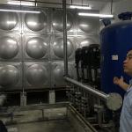 Large Volume Life & Industrial Water Storage SUS304 Welded Tank
