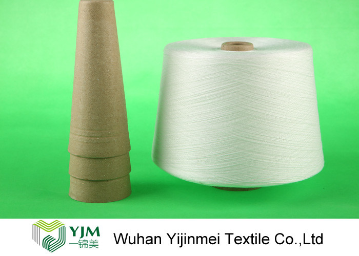 Z Twist High Tenacity Raw White Low Elongation 100 Polyester Yarn for Sewing Thread