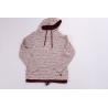 Buy cheap Burgundy Terry Cloth Sweatshirt Womens 53% Cotton 47% Polyester from wholesalers