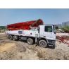 Buy cheap 2014 Used Schwing Putzmeister Concrete Pump 56m on Benz Orange Semi-Dry Shotcrete Type from wholesalers