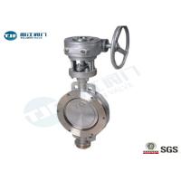 Buy cheap WCB / Stainless Steel Wafer Butterfly Valves Triple Eccentric Metal Seated Type product