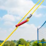 3.5mm Portable Volleyball Net Anti Acid PE Material Large Backstop Net