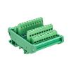 Buy cheap 64 ways Wiring Connection Plate Terminal Blocks Distribution Board Din Rail Mount from wholesalers