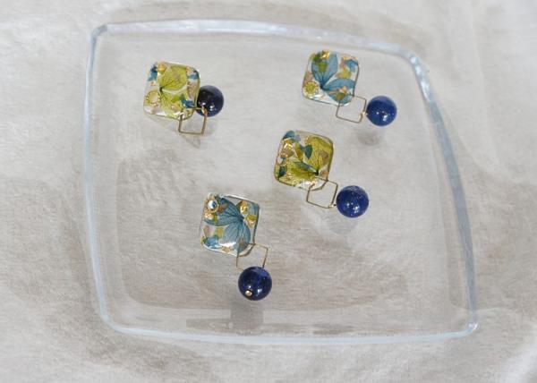 China Famous Designers Handmade Azure Stars Turquoise Germany Resin Woman
