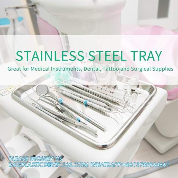 Stainless Steel Tray Non Toxic Heavy Duty Thickening Pan For Kitchen Baking, Lab