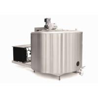 Buy cheap Food Grade Bulk Milk Cooling 304 Stainless Steel Tank With Customized Capacity product
