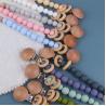 Buy cheap Toddlers Eco Friendly Silicone Pacifier Holder Beaded Pacifier Clip Heat Resistant from wholesalers