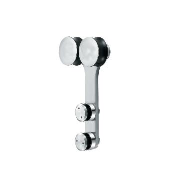 Buy cheap Glass Hanging Wheel GL-002, stainless steel 304, finishing satin, for bathroom door from wholesalers