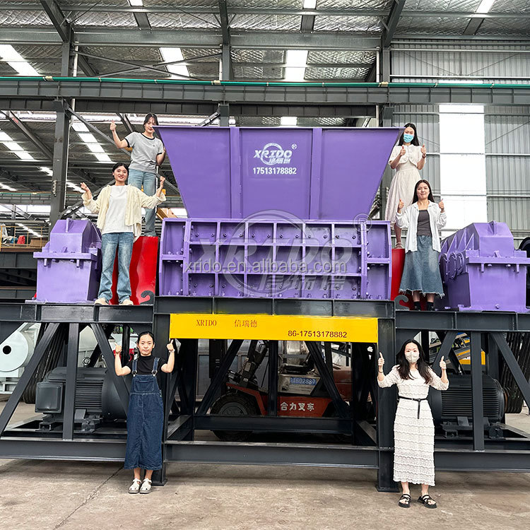 Waste Shredder Machine Small Metal Crusher Machine Carton Shredder Price