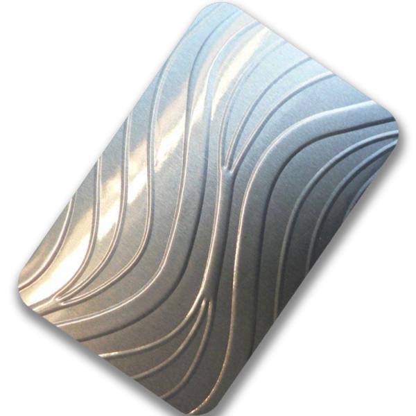 Buy cheap 3D Decoration Stamped Stainless Steel Panel 304 For Wall And Ceiling Top from wholesalers