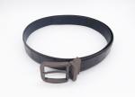 Crocodile Grain Reversible Buckle Belt , Mens Reversible Leather Belt 213g