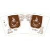 Buy cheap Chemical Pulp Virgin Paper Cup Fans 160-320Gsm Hot Cold Beverage Sleeves All Season from wholesalers