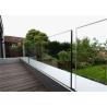 Buy cheap Outdoor Glass Panel Railings Frameless U Channel Glass Balustrade For Balcony Railing from wholesalers