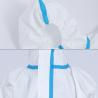 Buy cheap OEM Disposable Protective Coveralls , Dust Proof Disposable White Overalls from wholesalers