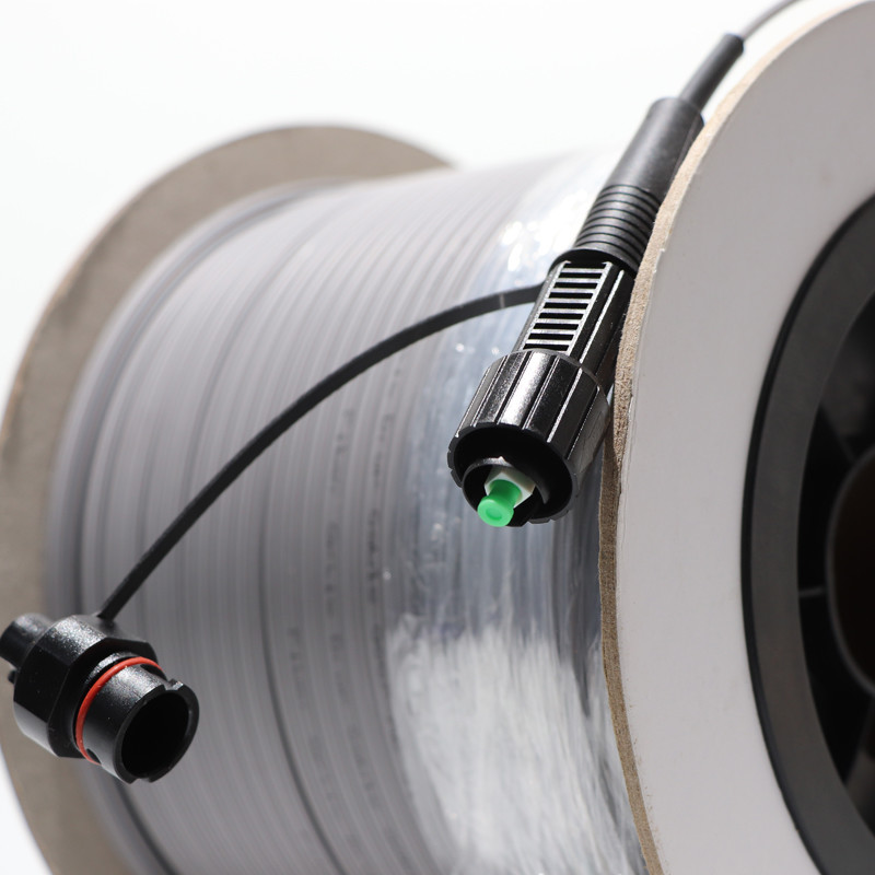 SC APC FTTH Pre Connectorized Drop Cable Pigtail G657A1 IP68