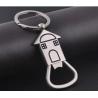 Buy cheap New creative gift product metal house shape bottle opener keychain keyrings from wholesalers