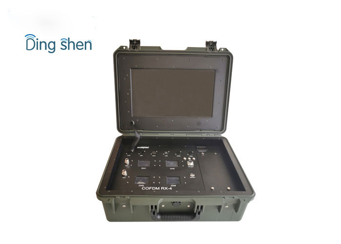 Professional Outdoor 17 Inch 4 Channels COFDM HD Video Transmitter Receiver