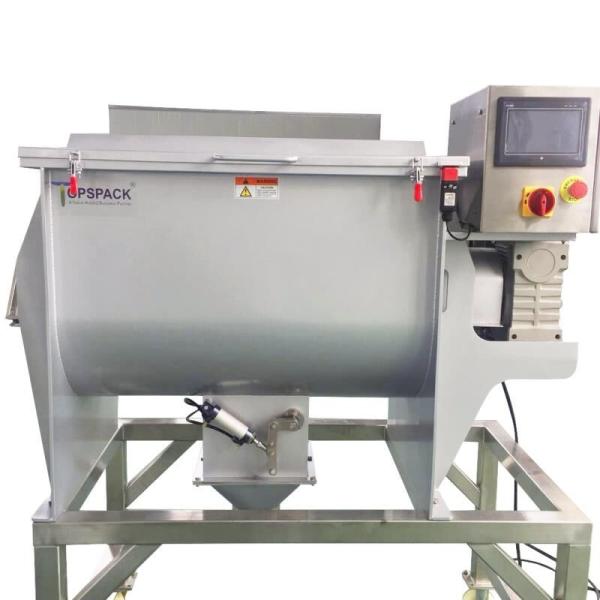 Buy cheap Flavor Ribbon Mixer Machine 300L Volume Safety Grid Easy Moving U Shape Tank from wholesalers