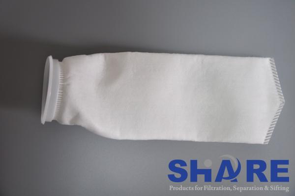 Buy cheap Plastic Flange Top Felt Filter Bags Used For Industry Filter House from wholesalers