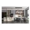 Buy cheap Hermes Gold Rimmed White Colour Marble Slab Tile Building Decoration from wholesalers