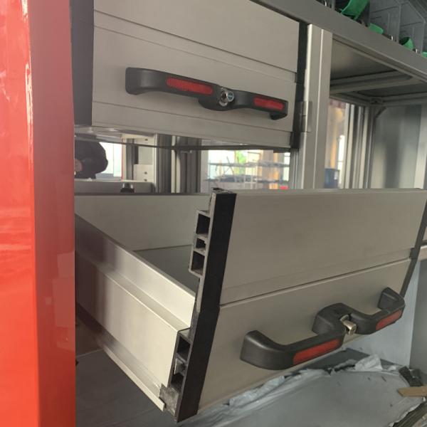 Buy cheap Waterproof Fire Truck Storage Aluminum Truck Tool Boxes Silver Color from wholesalers