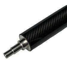 Wear Resistance Mirror Carbon Fiber Anilox Roller Lightweight For Flexographic