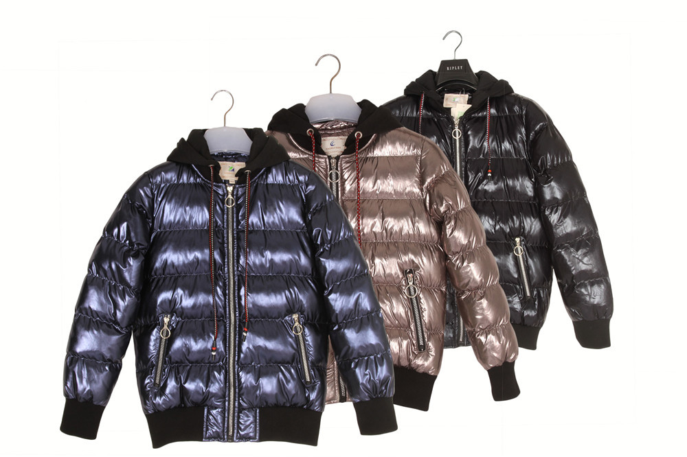 3 Color Warm Children's Winter Clothes With Hood